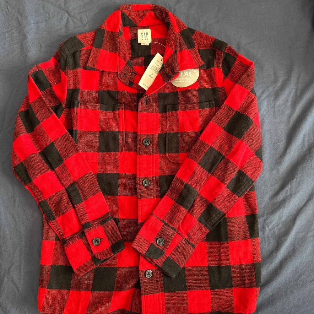 Gap flannel button down shirt